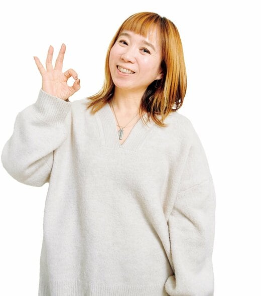 OKサインをするくぅちゃんさん