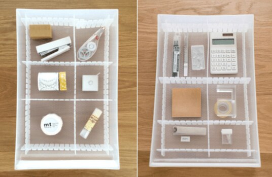 まずは引き出しを整理！1アイテム1種類が基本