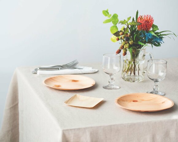 木製使い捨て皿