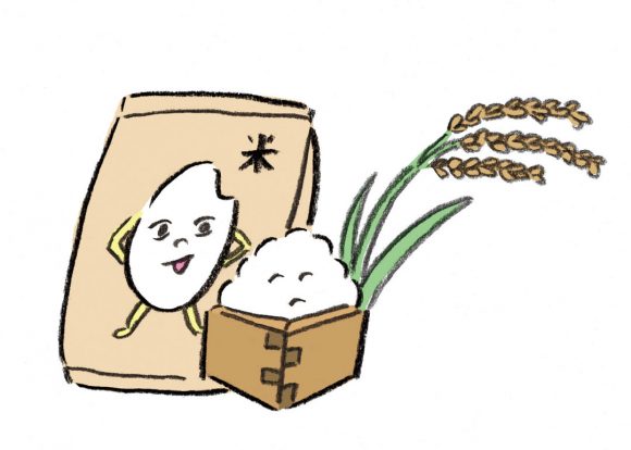 イラストお米