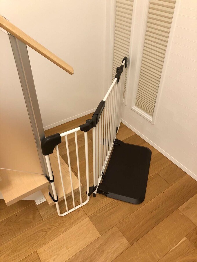 ベビーゲートを設置していた頃の様子