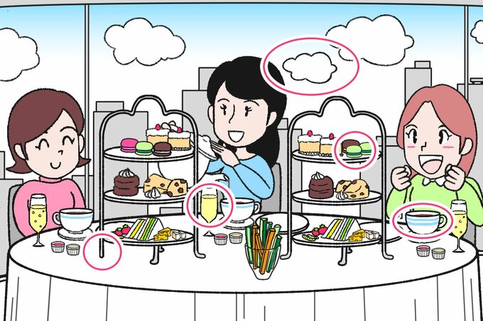 アフタヌーンティー間違い探し答え