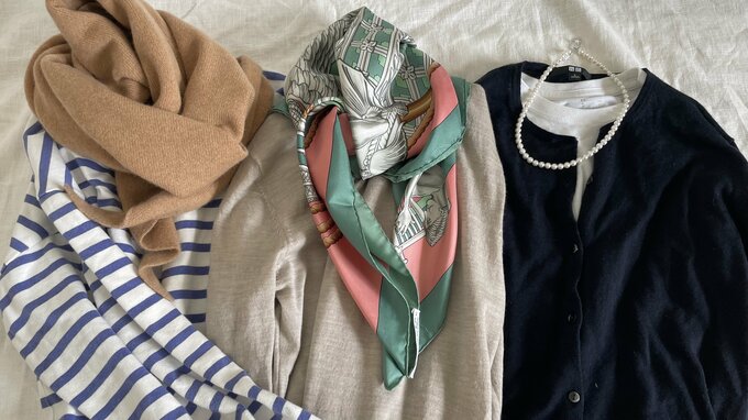 河村さん置きコーデ春バージョン