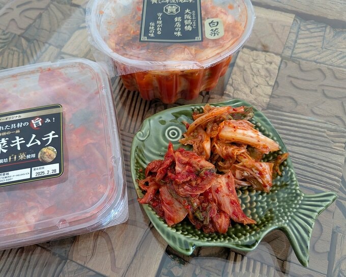 キムチ食べくらべ