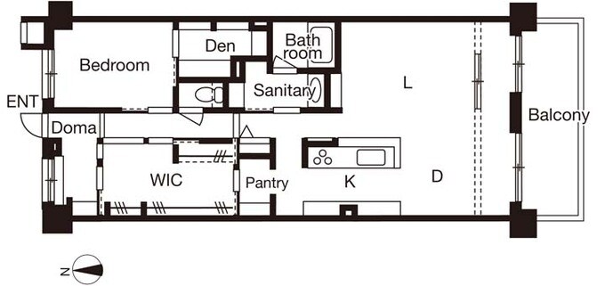 リノベーション後の間取り図