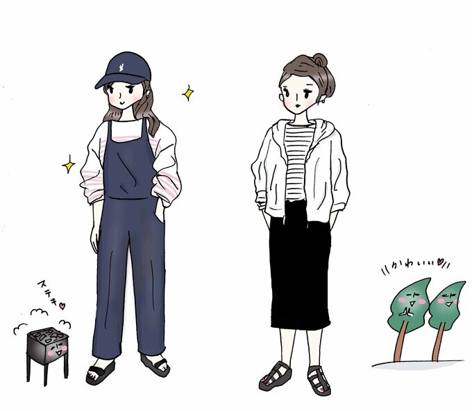 コーデイラスト