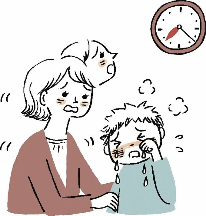 親子のイラスト