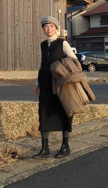 里和さん旅行コーデ1日目