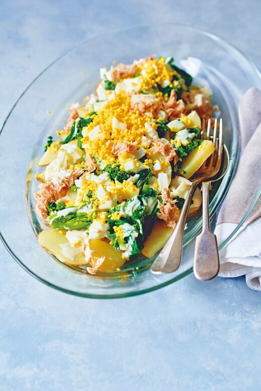 新ジャガのミモザサラダ