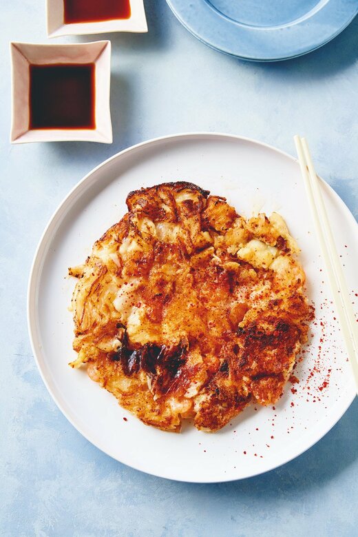 新タマネギたっぷりチヂミ