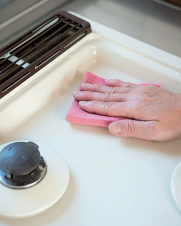 コンロ回りの掃除