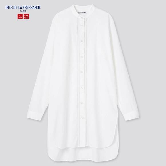 スタンドカラーシャツ