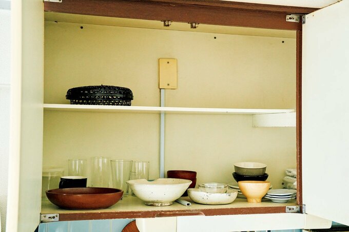 キッチンのつり戸棚