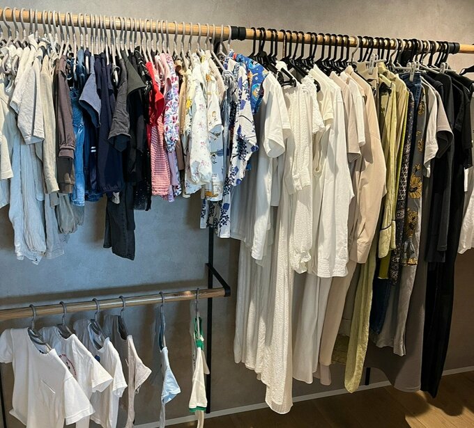 整頓されたクローゼット