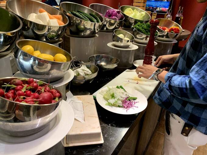 珍しい野菜ももりだくさん&食べ放題