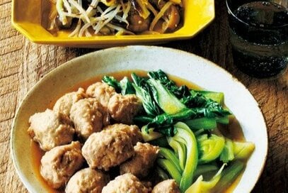 鶏だんごでヘルシーな中華レシピ。野菜たっぷりの「やせ献立」