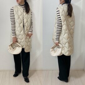 「ユニクロのダウンベスト」が一枚で断然暖かい！コートの下や、家での防寒対策に活躍