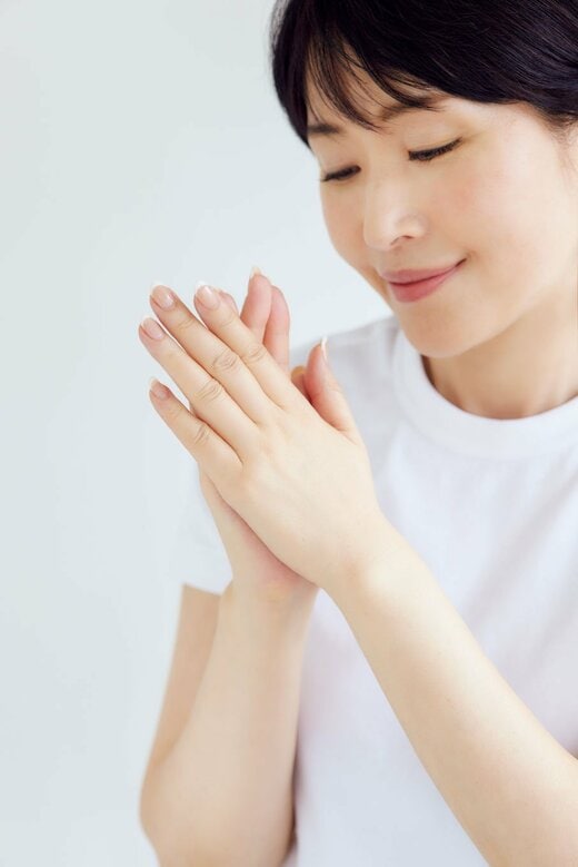 人肌に温めてから