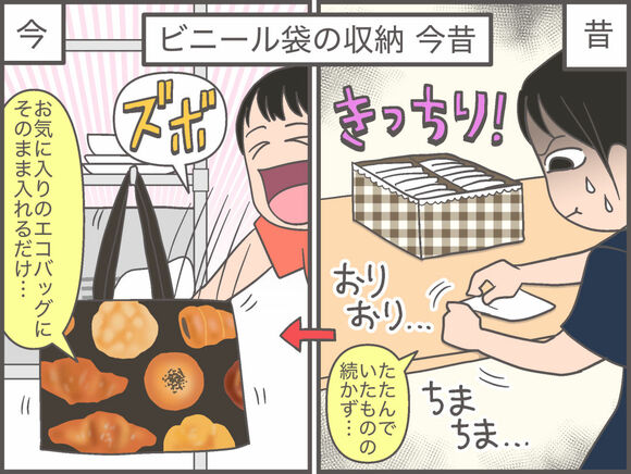 夫婦そろって面倒くさがりなので、たたむのを諦めました。