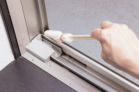 お掃除棒も活躍!