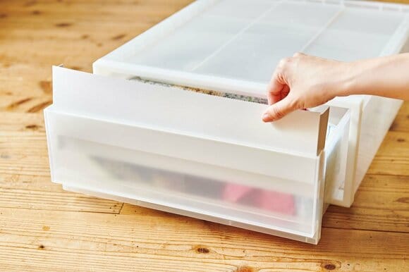 ボックスの目隠しカバー