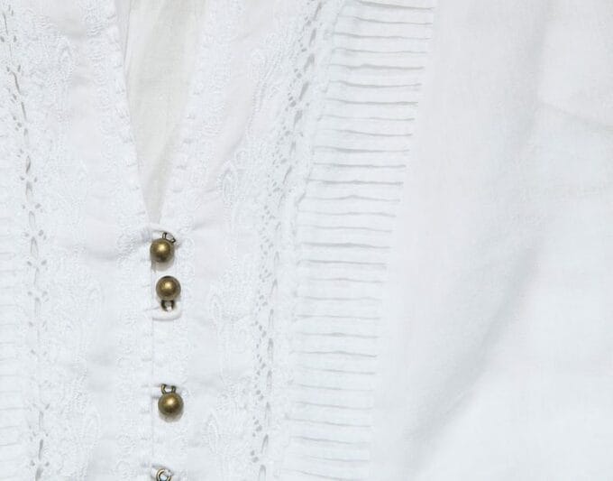 すすいで落ちたカフェオレのシミ