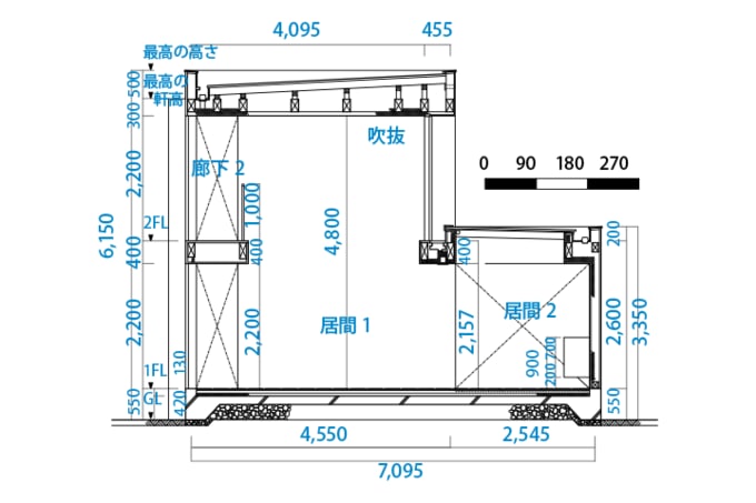 断面図の一種の「矩計図」