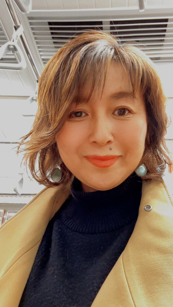 前髪をカットしたさとゆみさん