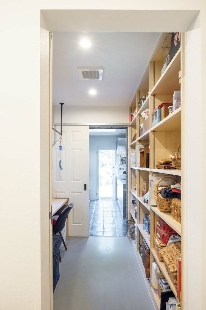 水回りとつながる家事室