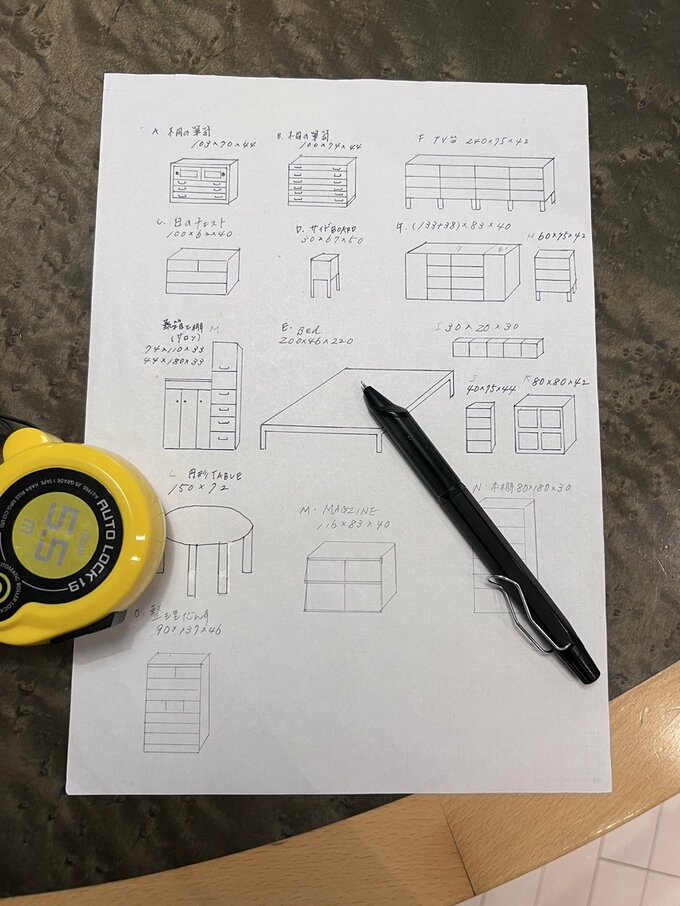 家具メモ