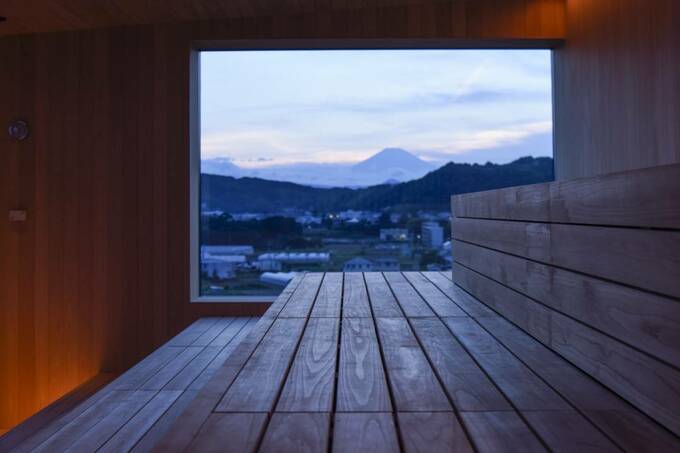 富士山が見える