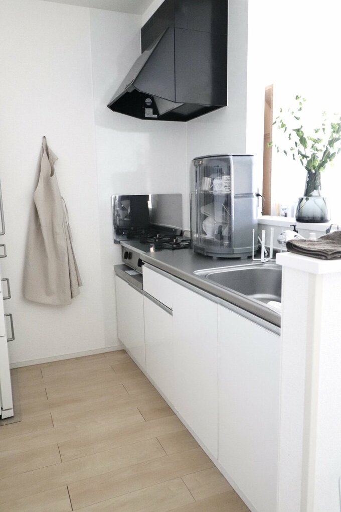 対面式キッチンの中