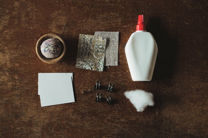 はぎれの手縫いブローチの材料