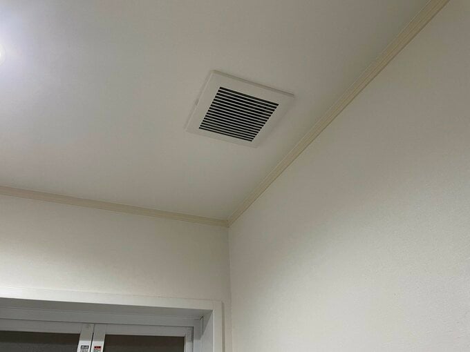 脱衣室の給気口