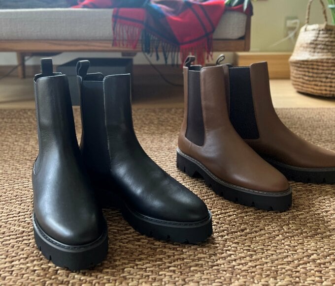 50代サイドゴアブーツ
