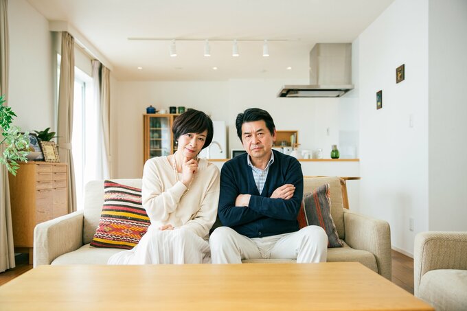 マンションに住む夫婦