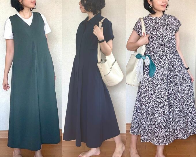 ワンピース着用画像