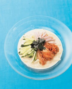 韓国風冷製豆乳うどん