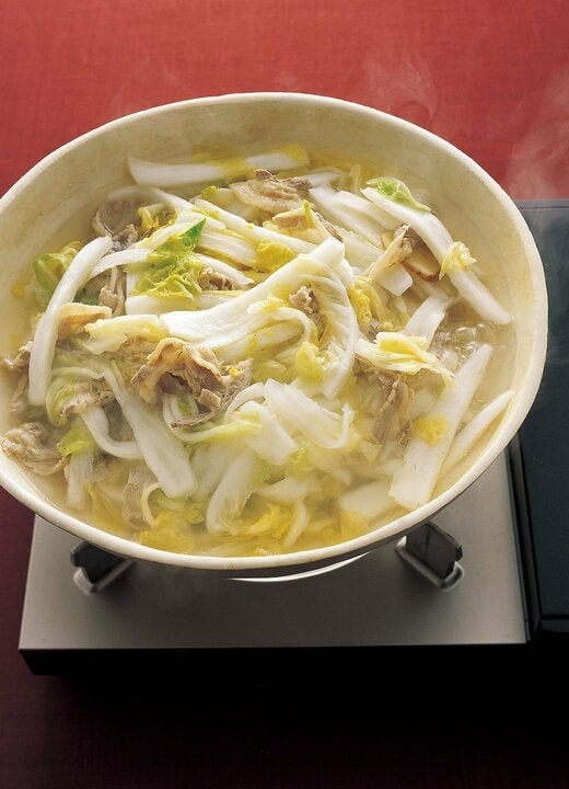 塩もみ白菜と豚肉の鍋