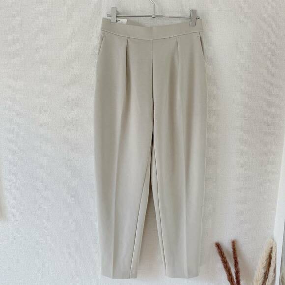 ストレッチダブルフェイスイージーテーパードパンツ