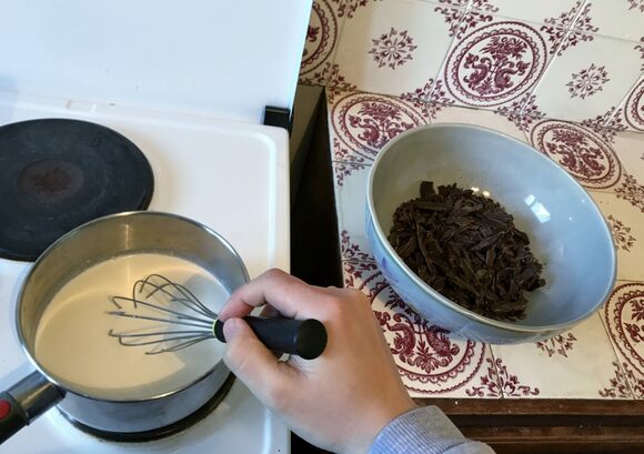 ガナッシュクリームをつくる