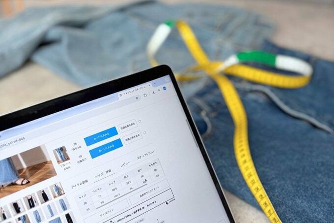 パンツのサイズ表記詳細