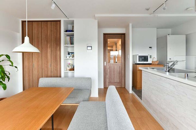 適切な収納を設けたLDK