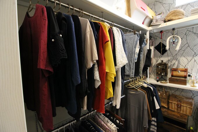 ファミリークローゼットの中身