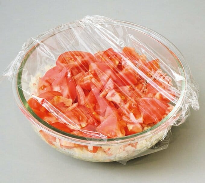 トマトを電子レンジで調理