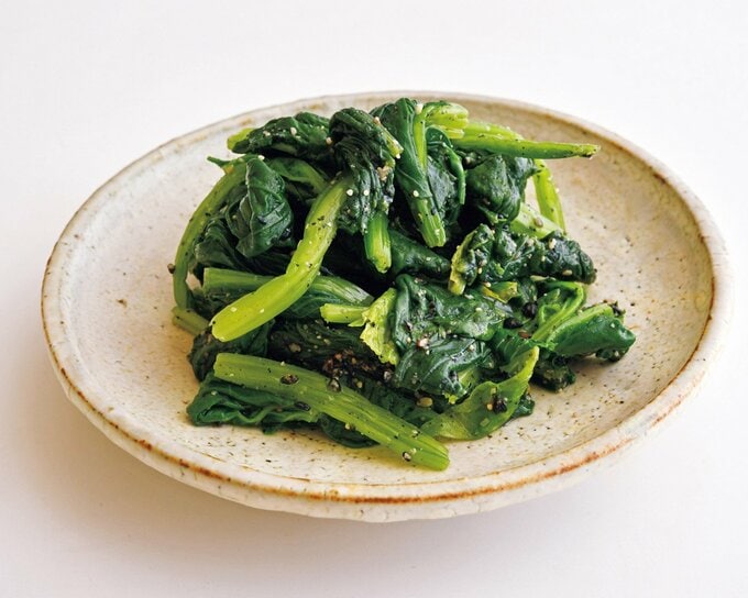 ホウレンソウのゴマあえ