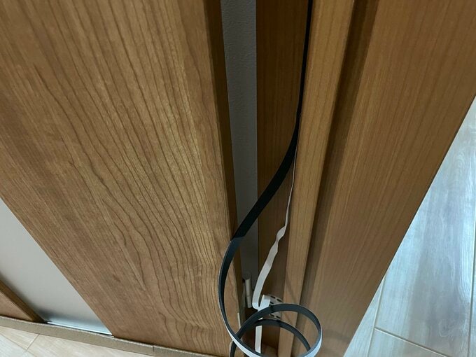 すき間テープ施工