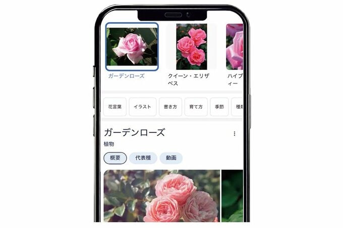 スマホで調べ物をするときの方法を説明する画像