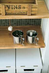 ステンレスマグにアロマオイルで簡単に男前収納が完成