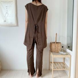 GUの新作ラウンジウェアは、そのまま外にも出られるおしゃれ部屋着